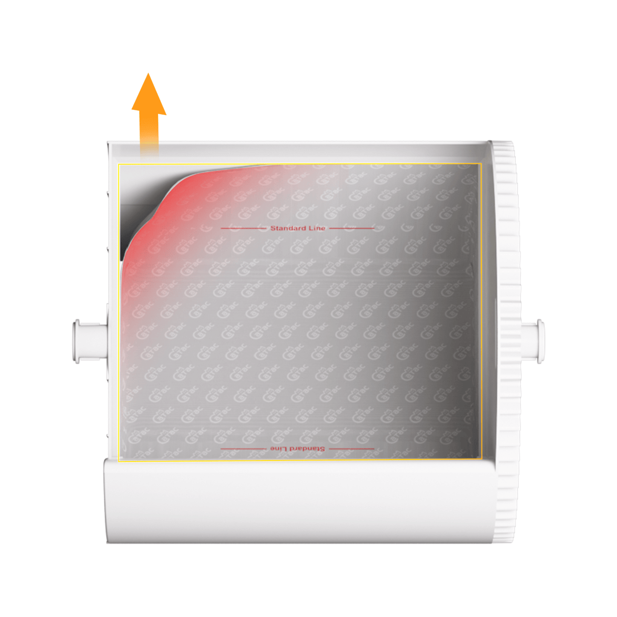 Catac24 1 Stück Auffangschale- CATAC Cleanbox 2.0 Katzentoilette Magnetischer Eisenrahmen & 3-fach-Schutzgewebe